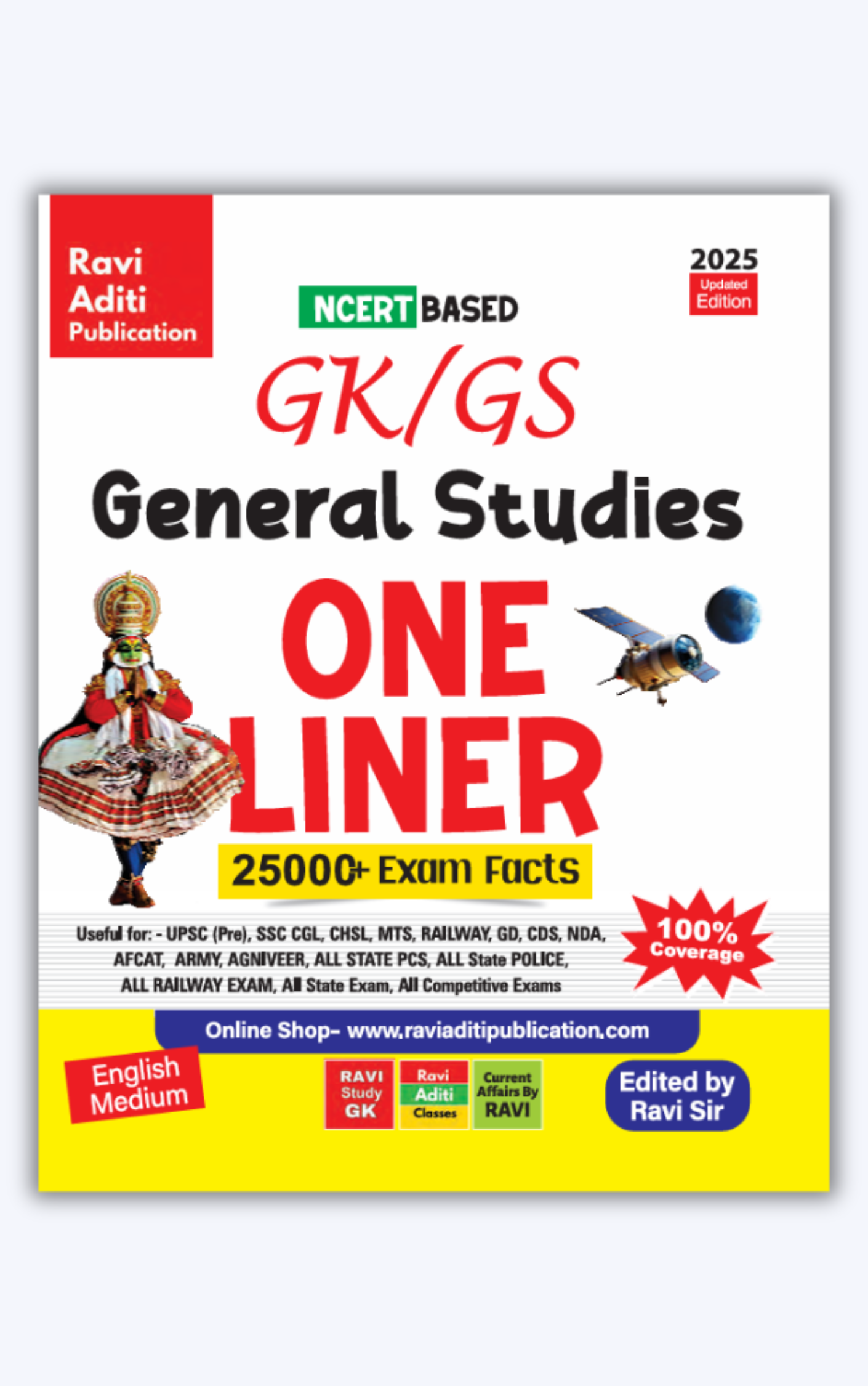 25000+ GK/GS General Studies One Liner | All Competitive Exam | English Medium | Code- RAC 002