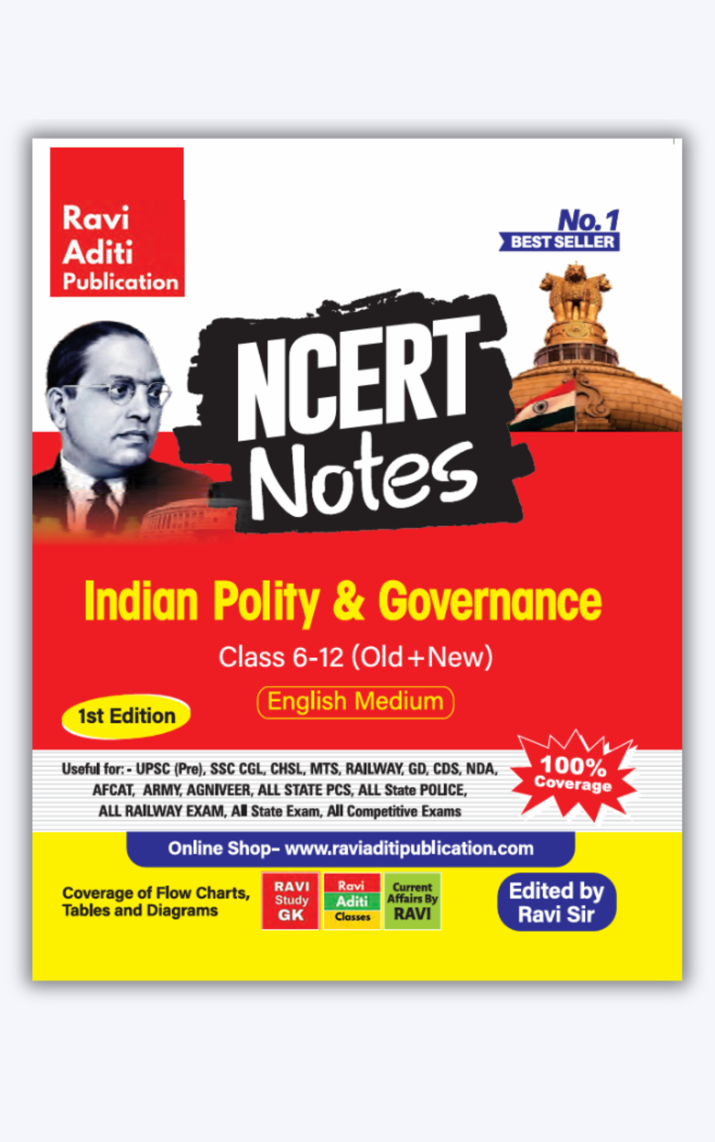 Indian Polity & Governance NCERT Notes | GK/GS Book| English Medium| Code- RAC 008