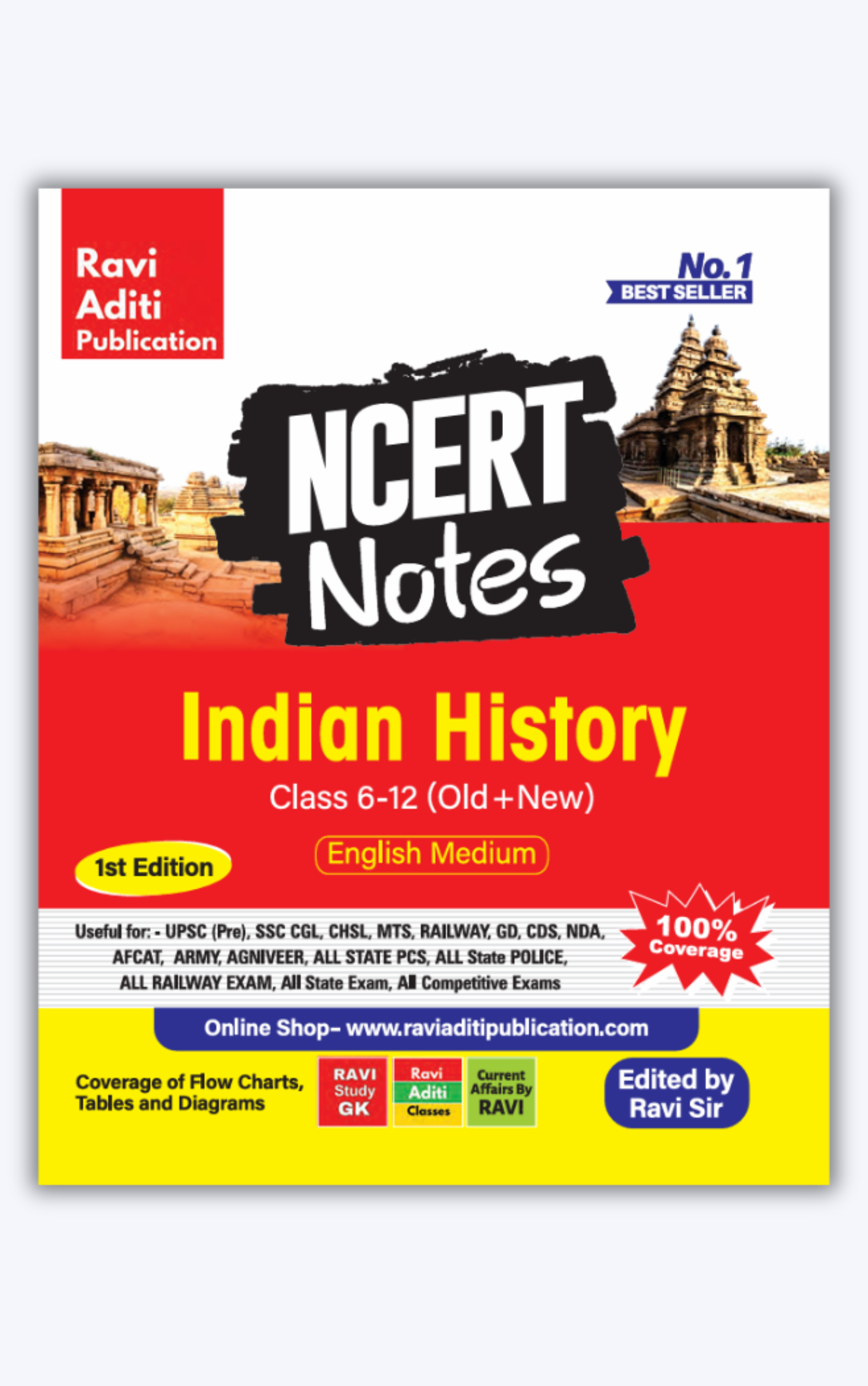 Indian History NCERT Notes | GK GS Book | English Medium | Code- RAC 010