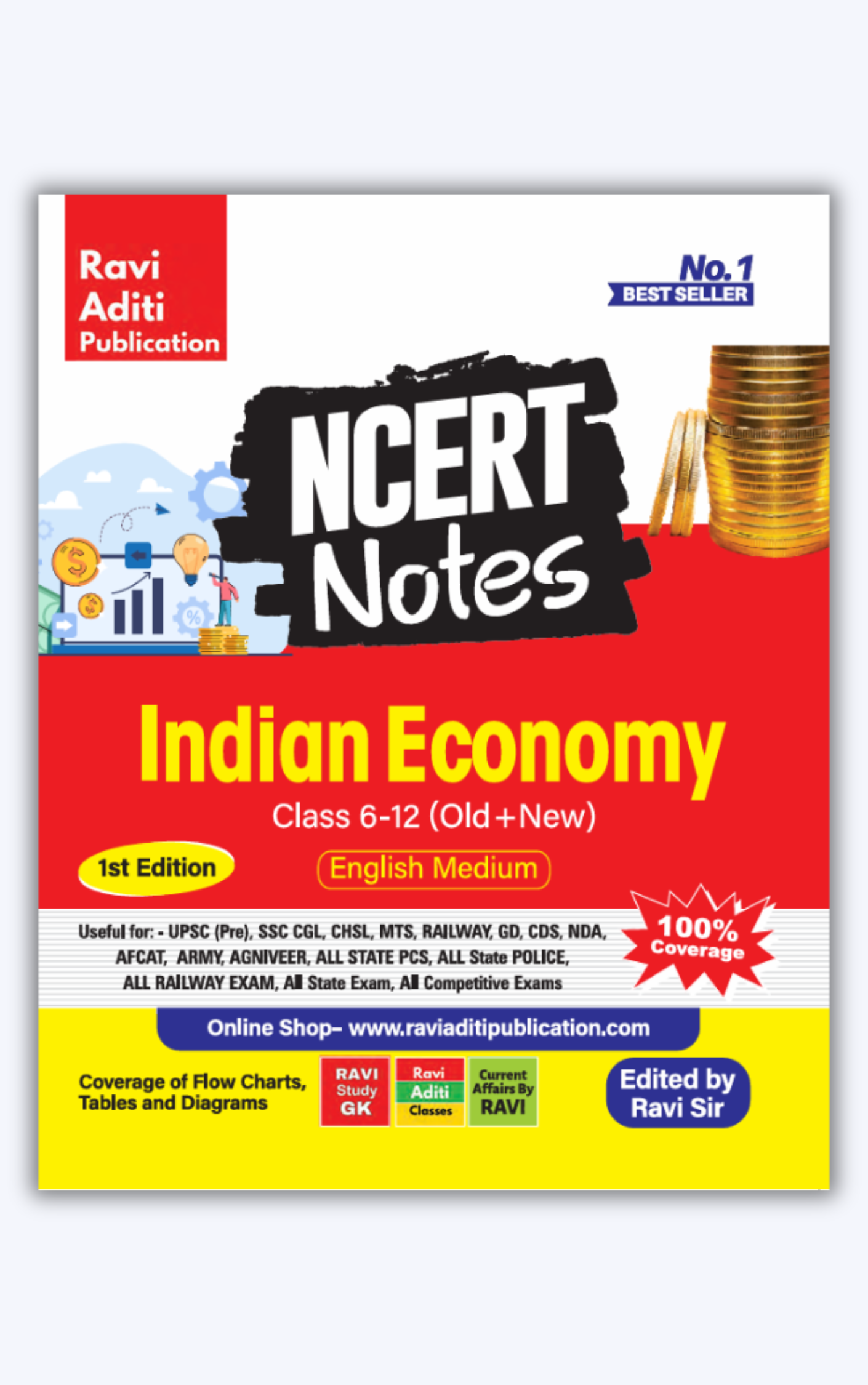 Indian Economy NCERT Notes | GK/GS Book | English Medium | Code- RAC 016