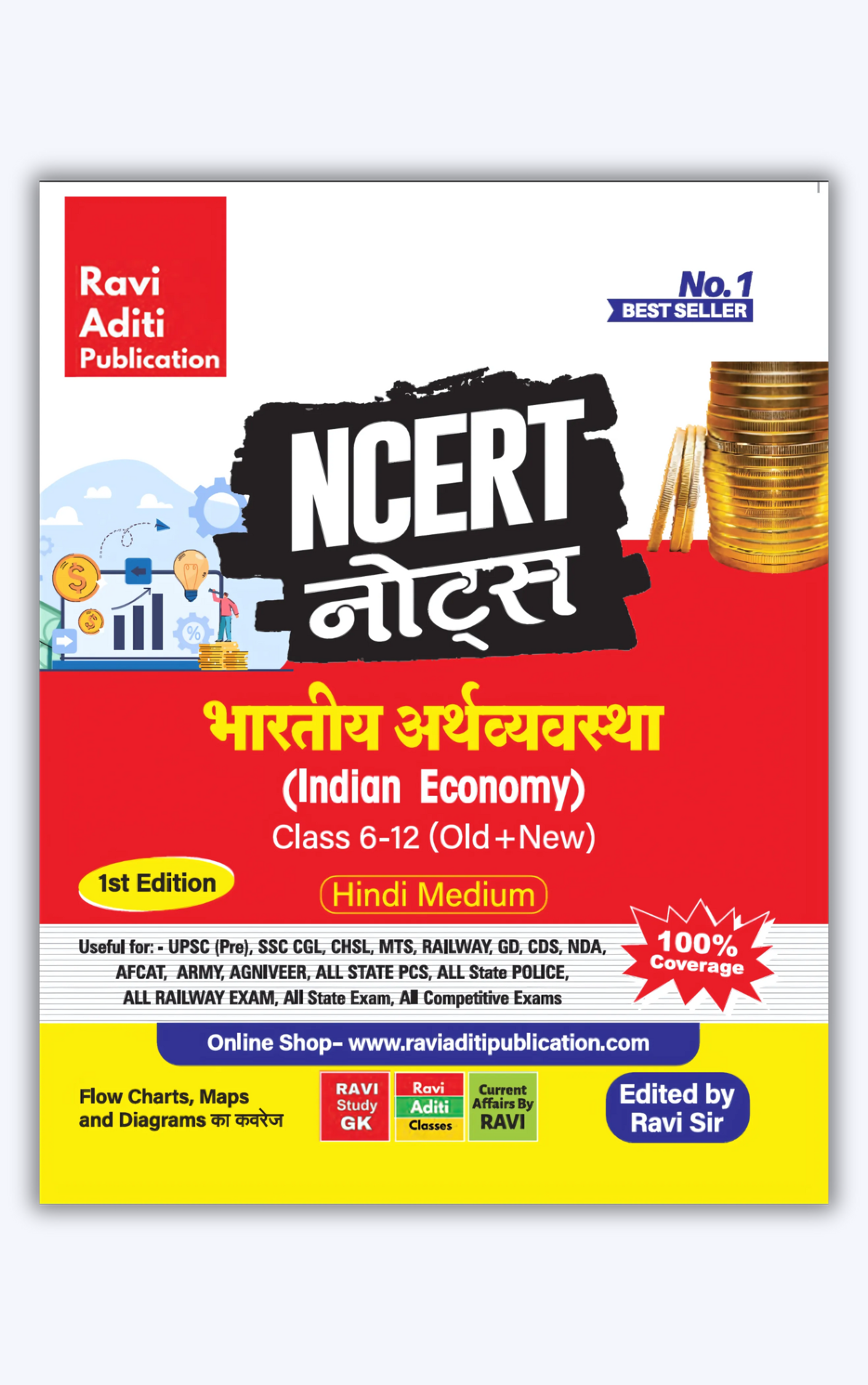 Indian Economy NCERT Notes | GK/GS Book |Hindi Medium | Code- RGK 007