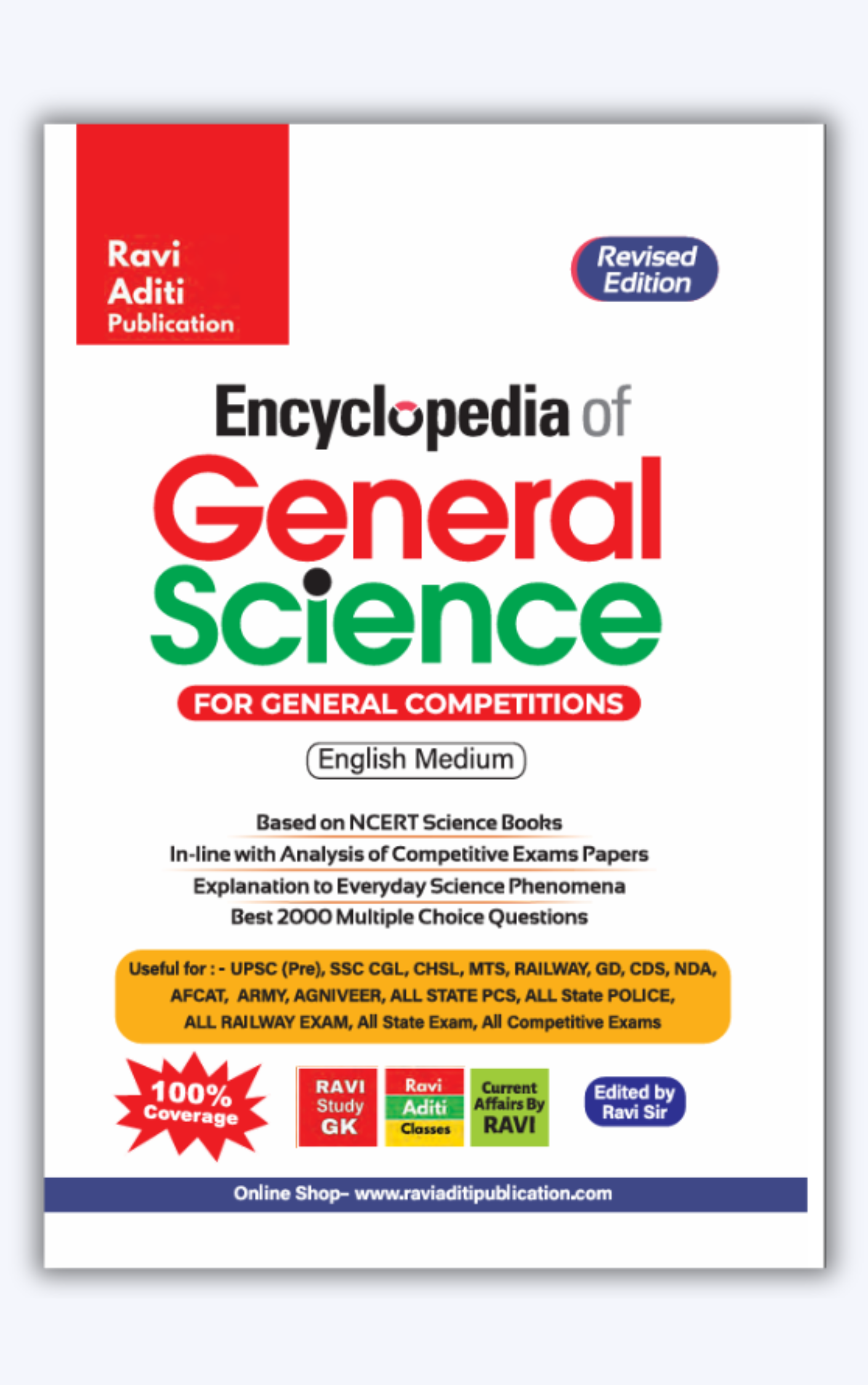 General Science Book Theory + MCQ | By Ravi Sir | English Medium